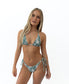 Kellie Tie Side | Green Floral