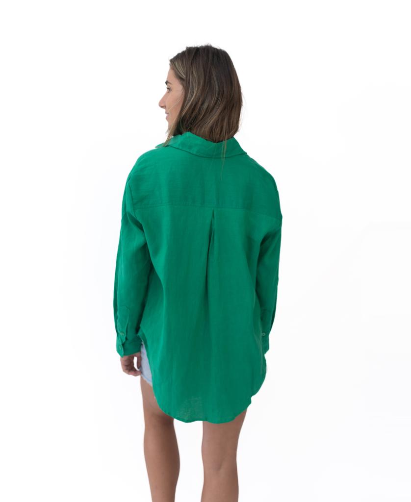 Maeve L/S Shirt | Emerald