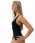 Mietta One Piece | Black Rib