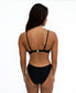 Mischa Bikini Top | Black Textured