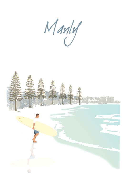 Postcard ManlyBeach Gen