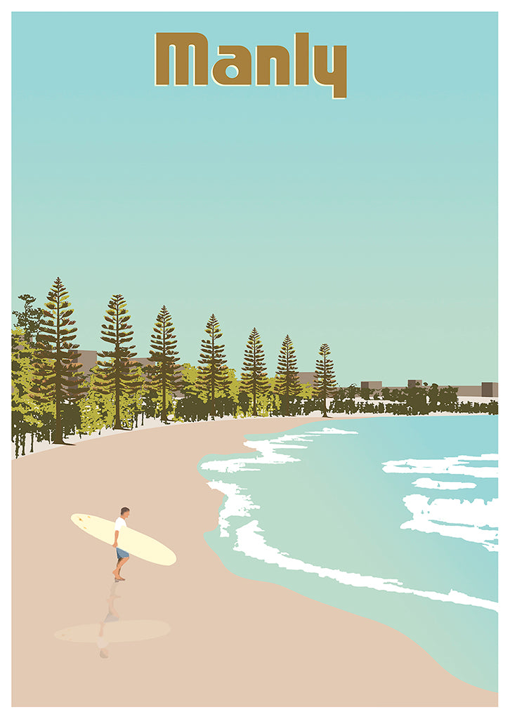 Postcard Manly Beach