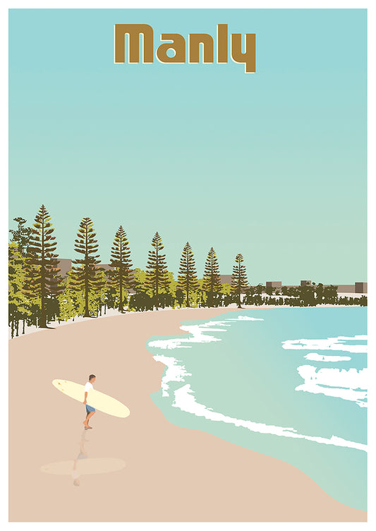 Postcard Manly Beach