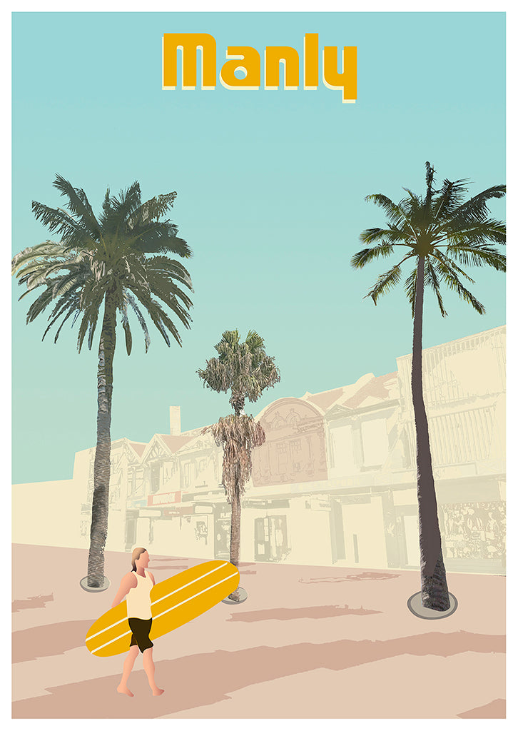 Postcard Manly Corso