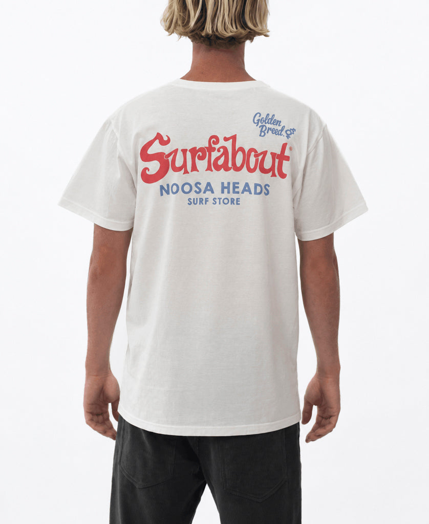 Golden Breed Noosa Surfabout Tee | Off White - T-Shirts