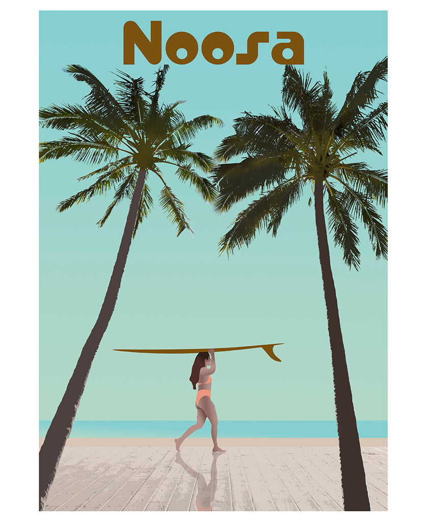Postcard Noosa Sum Palm