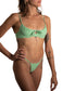 Simi Underwire Bikini Top | Lime - Golden Breed