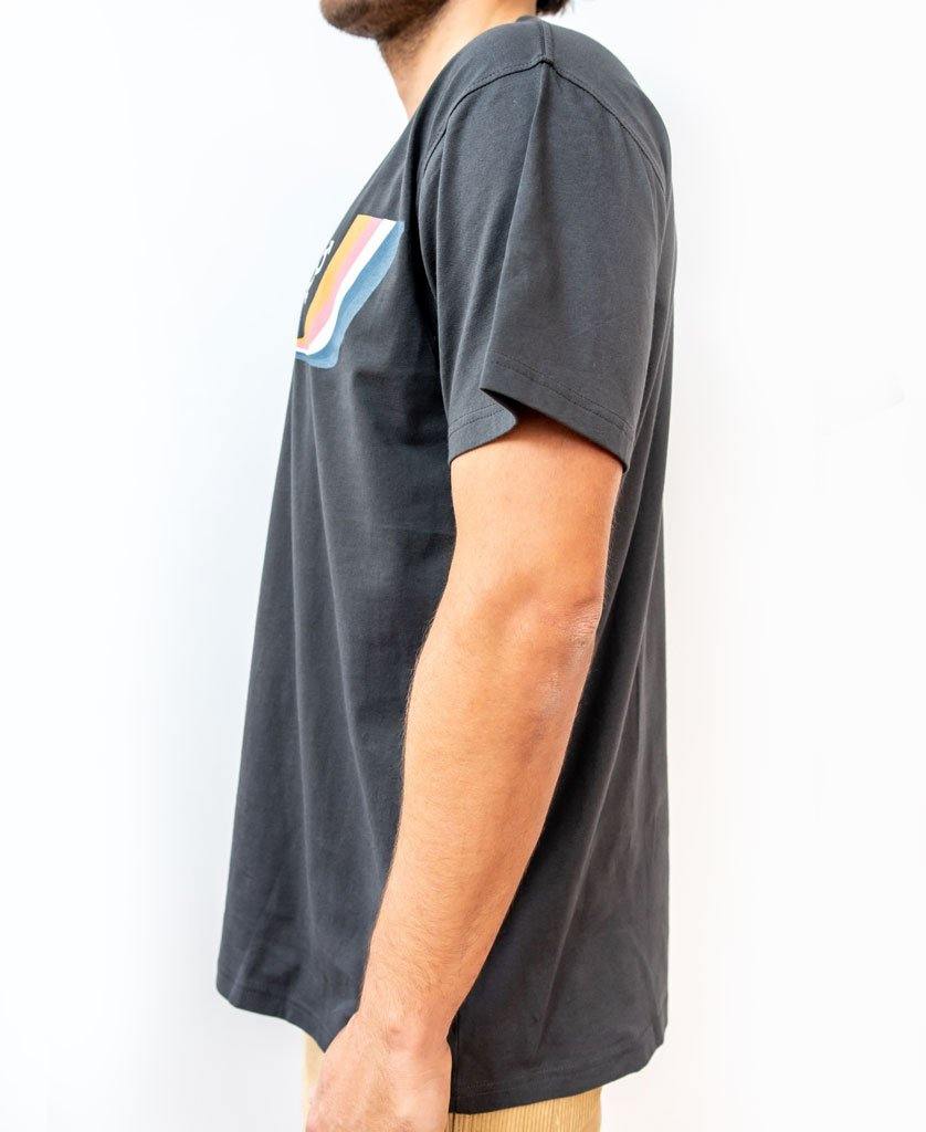 Retro Classic Tee | Wash Black