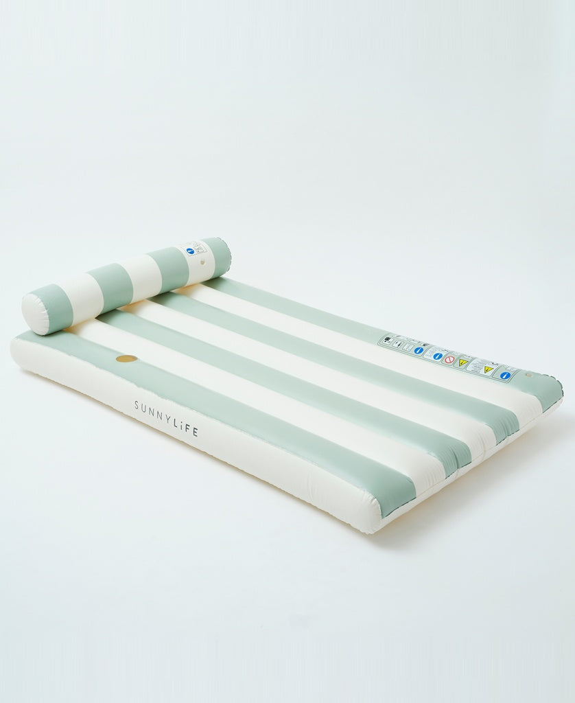Luxe Lilo | Green Stripe