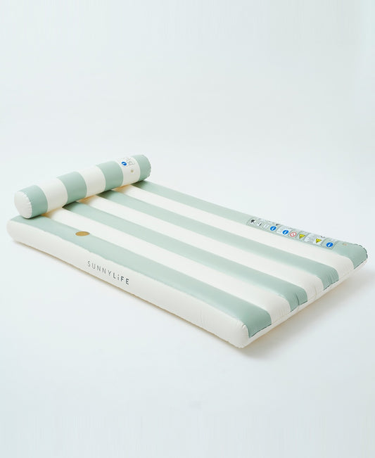 Luxe Lilo | Green Stripe