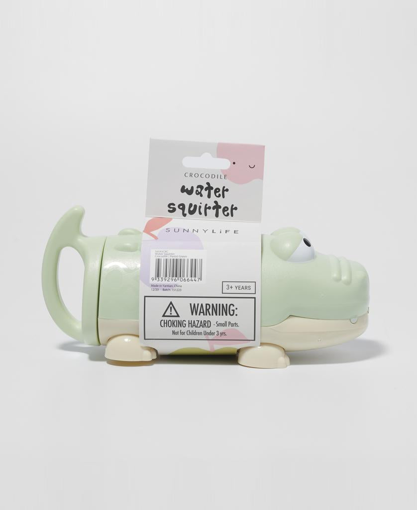 Water Squirters Crocodile | Pastel Green