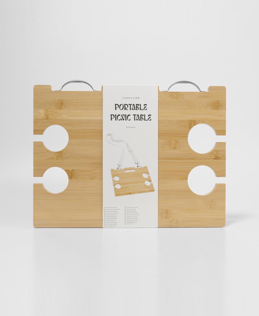 Portable Picnic Table Le Weekend | Natural-Golden Breed