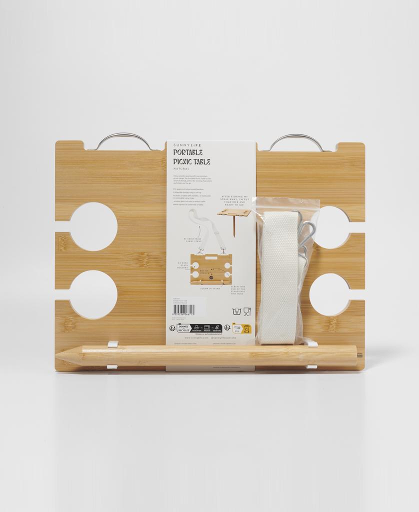Portable Picnic Table Le Weekend | Natural-Golden Breed