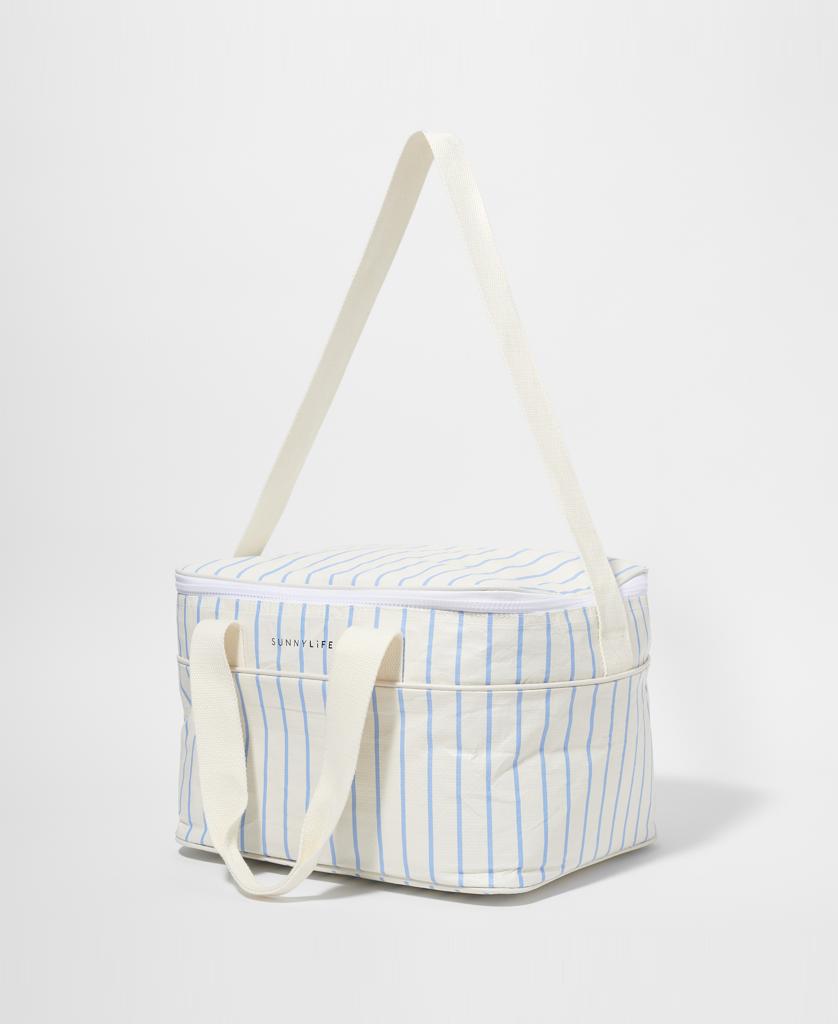 Cooler Bag Le Weekend | Mid Blue-Cream