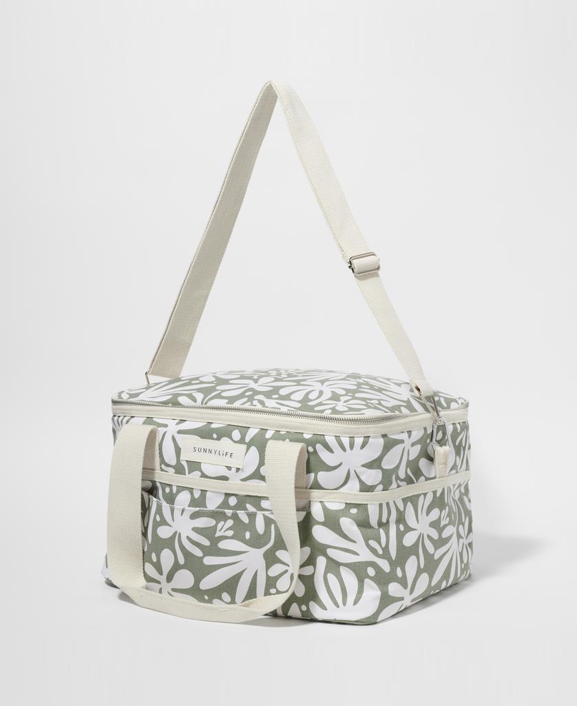 Canvas Cooler Bag The Vacay | Olive