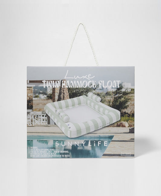 Luxe Twin Hammock Float The Vacay | Soft Olive