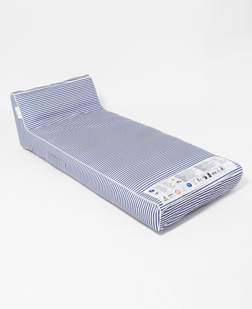Luxe Lie-On Lounger Float Le Weekend | Navy-Golden Breed