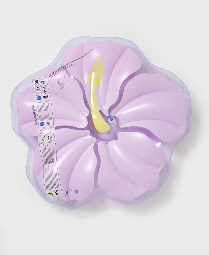 Luxe Lie-On Float Hibiscus Pastel | Lilac