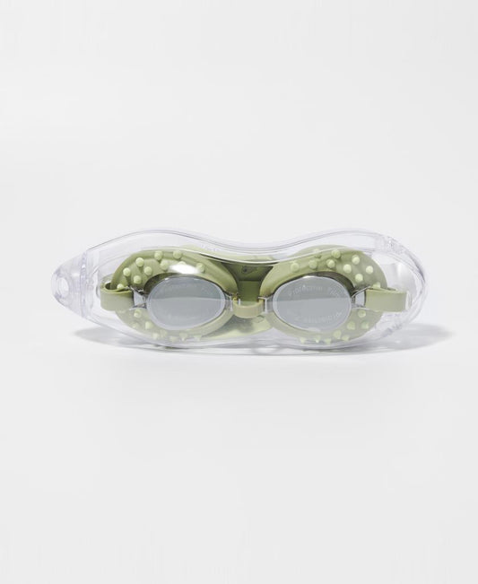 Kids Swim Goggles Cookie the Croc | Khaki