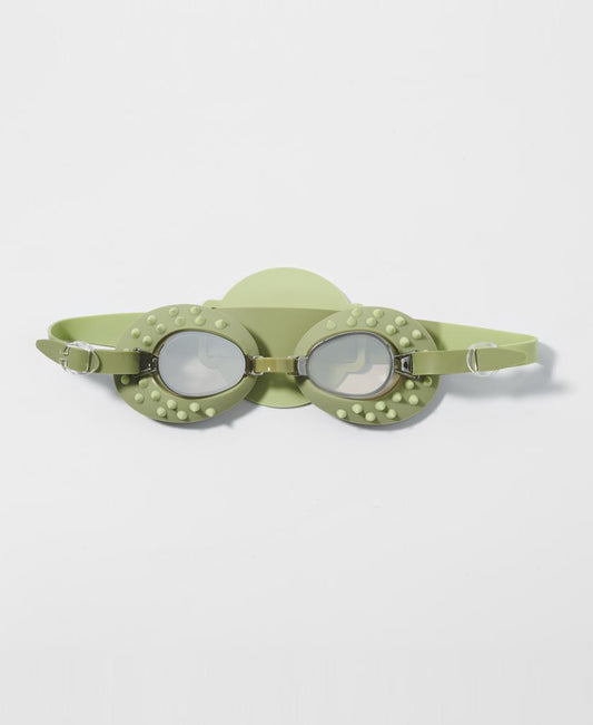 Kids Swim Goggles Cookie the Croc | Khaki