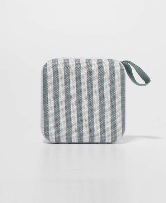 Portable Travel Speaker The Vacay | Olive Stripe-Golden Breed
