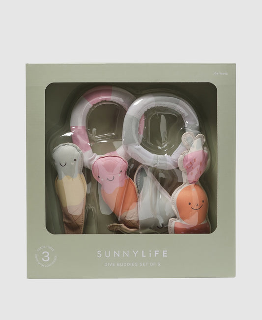 Dive Buddies Cotton Candy Multi Set of 6