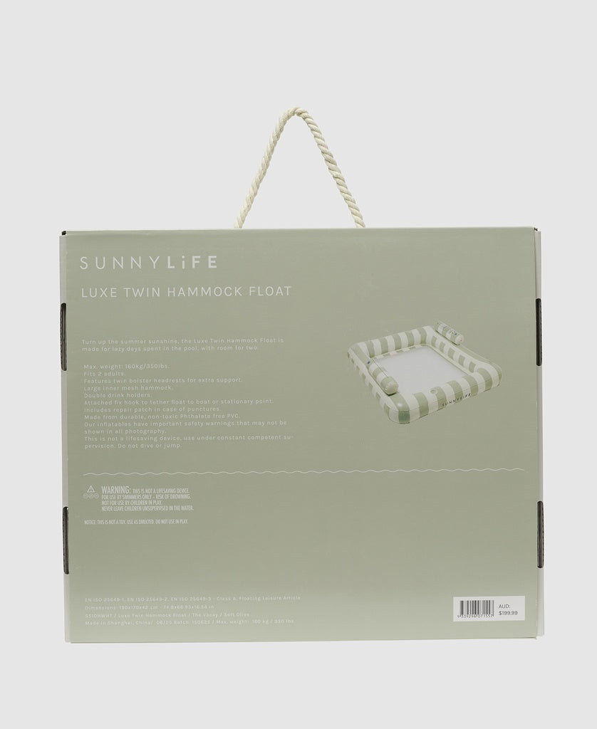 Deluxe Twin Hammock The Vacay Soft Olive