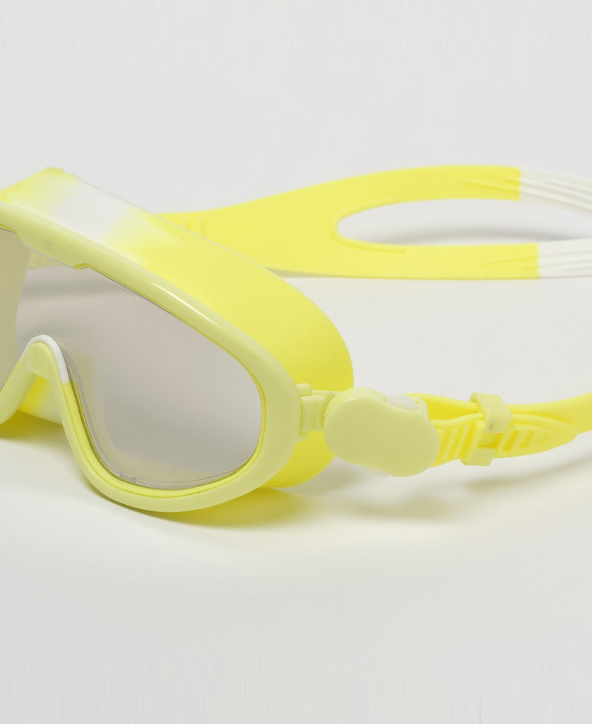 Kids Swim Mask Salty the Shark | Neon Yellow
