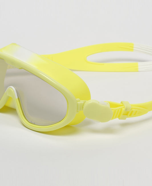 Kids Swim Mask Salty the Shark | Neon Yellow