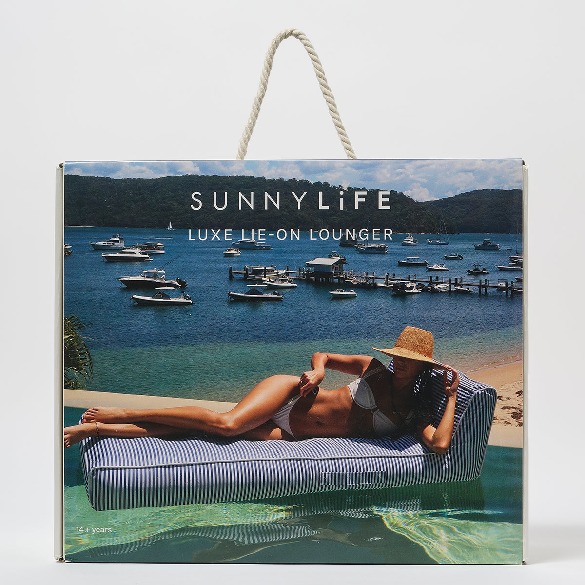 Luxe Lie-On Lounger Float | Le Weekend Navy