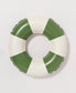 Mini Tube Pool Ring | Olive Stripe