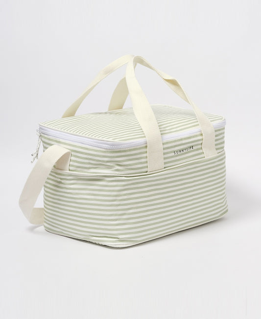 Light Cooler Bag | Sea Sage Stripe
