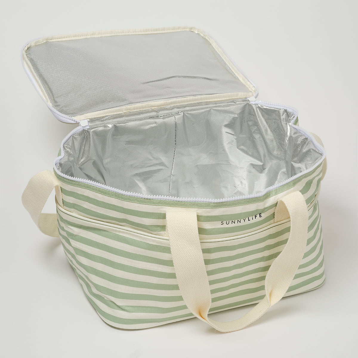 Sunny Life Light Cooler Bag | Sea Sage Stripe - Coolers