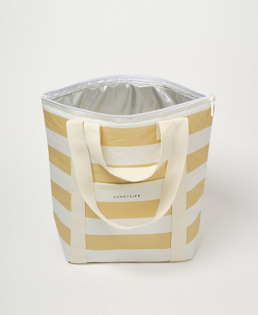 Sunny Life Light Cooler Tote Butternut | Stripe - Coolers