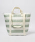 Light Cooler Tote La Palma  | Sage Stripe