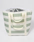Light Cooler Tote La Palma  | Sage Stripe