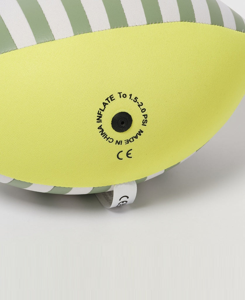 Sunny Life Neoprene Football Tides Out | Citrus - Beach & Sand Toys