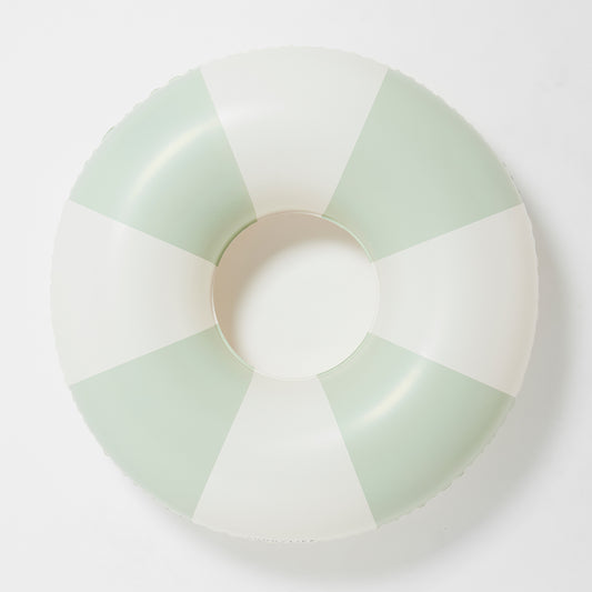 Tube Pool Ring The Vacay | Soft Olive Stripe