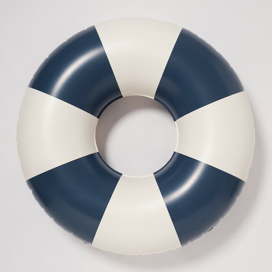 Tube Pool Ring | Navy Stripe