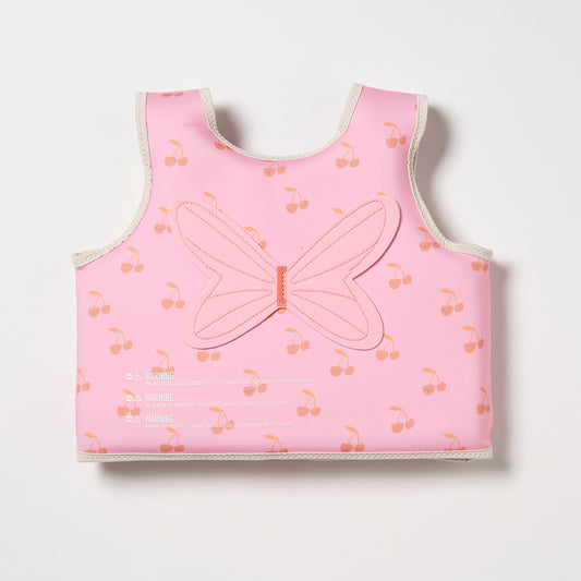 Kids Swim Vest 3-6 | Cotton Candy Cherry