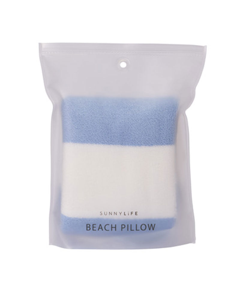 Sunny Life Beach Pillow La Mer Med Blue Stripe - Throw Pillows