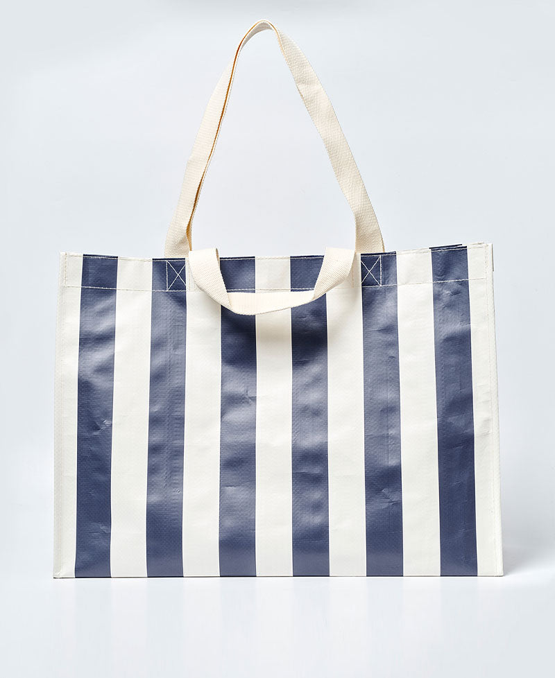 Sunny Life Carryall Beach Bag Marine Stripe - Beach Bags