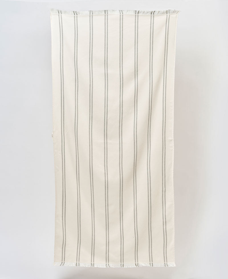 Sunny Life Fouta Beach Towel The Vacay Olive Stripe - Beach Towels