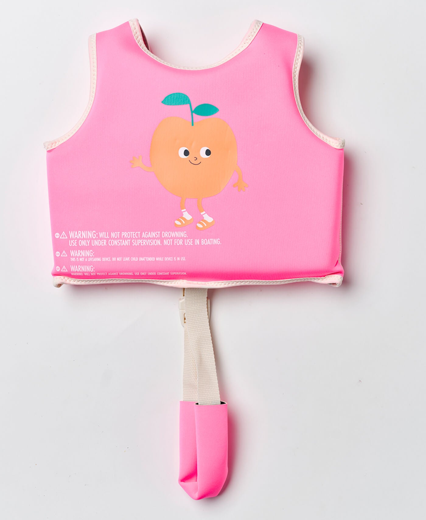 Sunny Life Kids Swim Vest 2-3 Poppy the Peach Neon Pink - Swim Vests