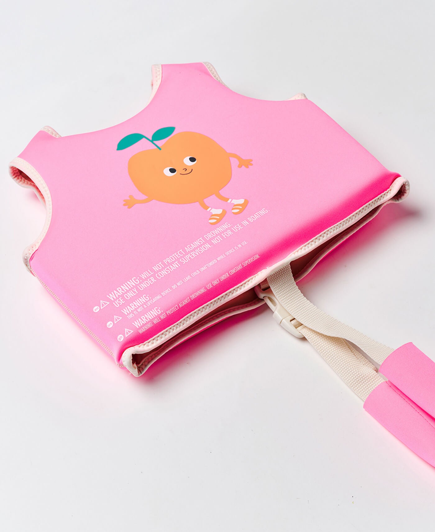 Sunny Life Kids Swim Vest 2-3 Poppy the Peach Neon Pink - Swim Vests