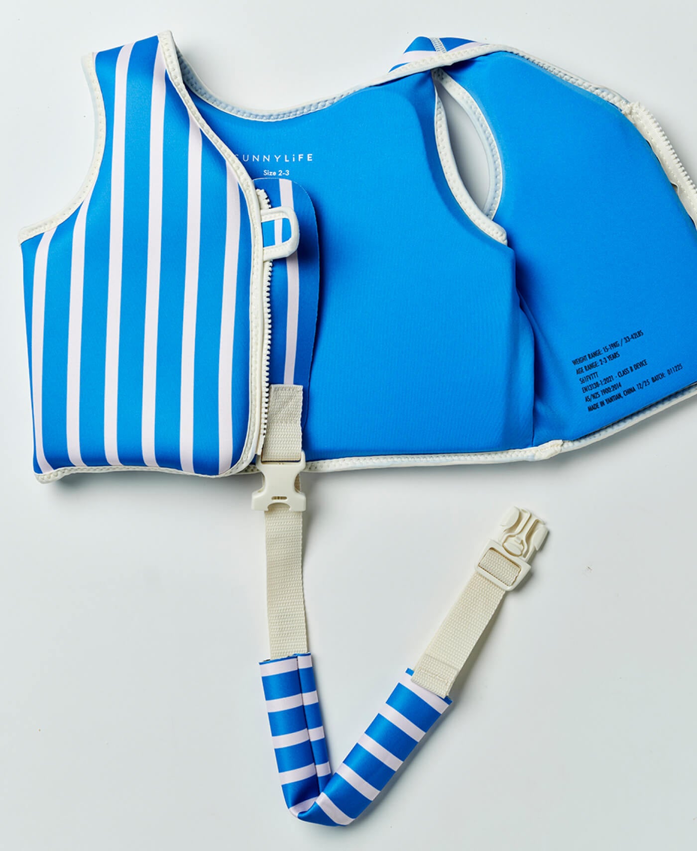 Sunny Life Kids Swim Vest 2-3 Tino the Tiger Blue - Swim Vests