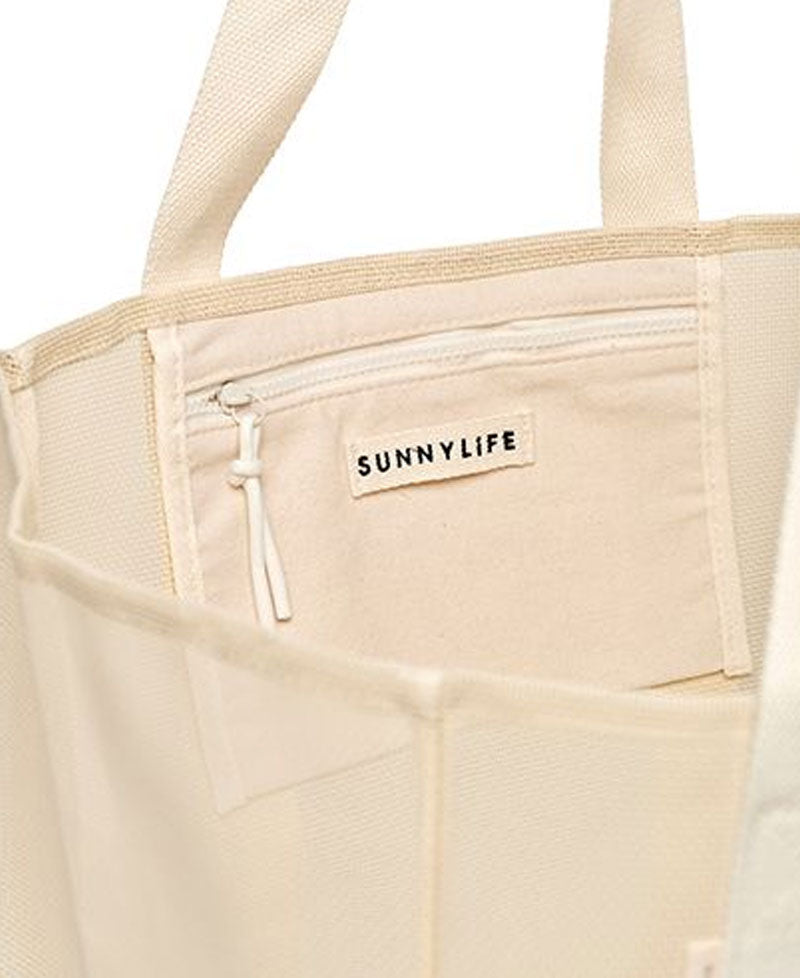 Sunny Life Mesh Beach Bag Oyster Cream - Beach Bags