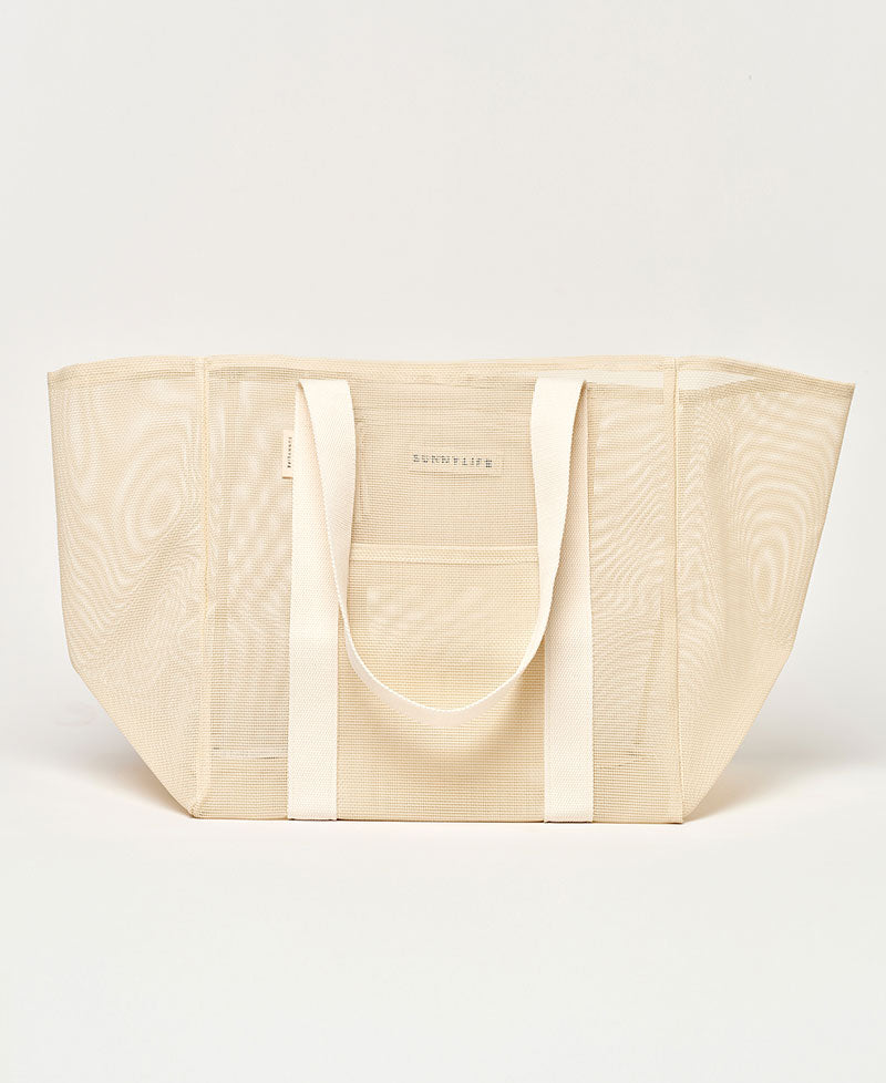 Sunny Life Mesh Beach Bag Oyster Cream - Beach Bags