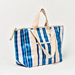Sunny Life Recycled Nylon Cooler Tote Bag La Mer Blue Neon - Tote Bags