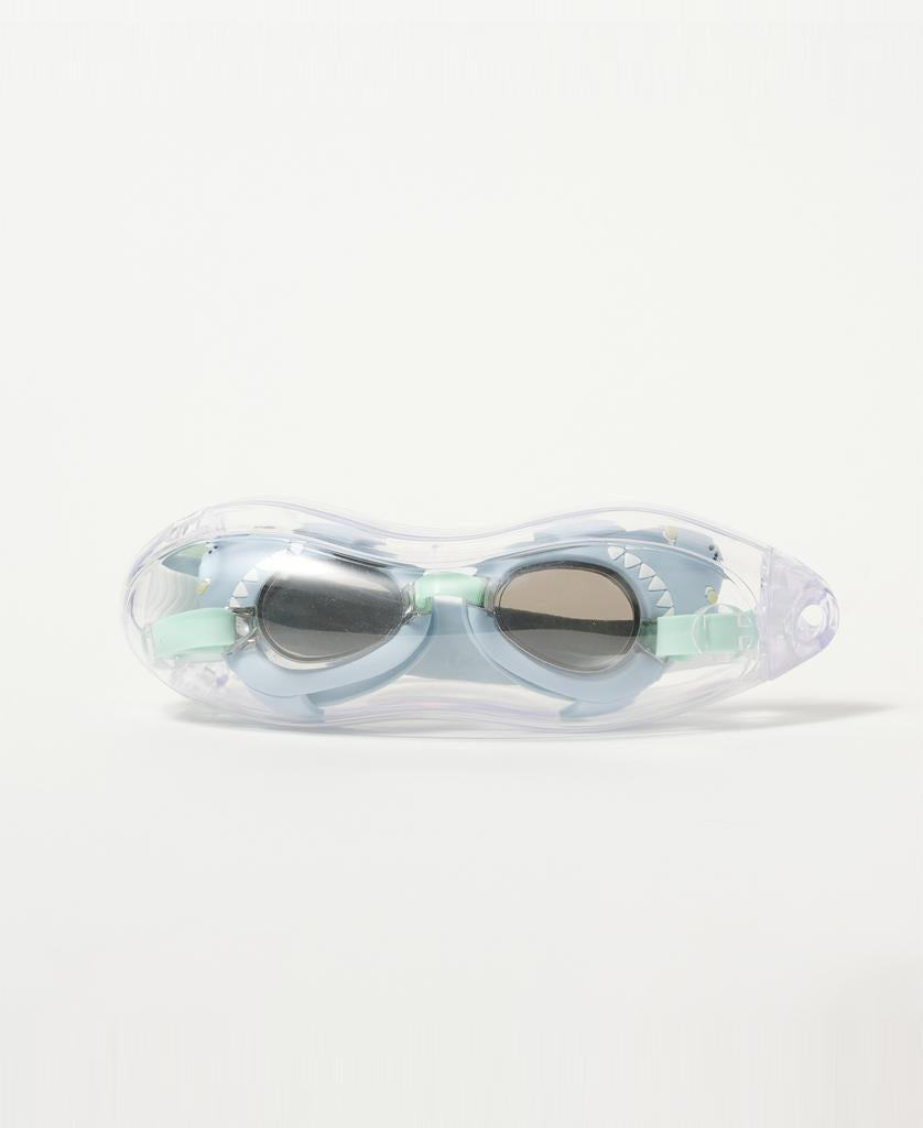 Salty the Shark Mini Swim Goggles | Aqua